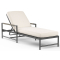 Sunset West Pietra Chaise in Graphite | Stone Gray | Echo Ash Sunbrella