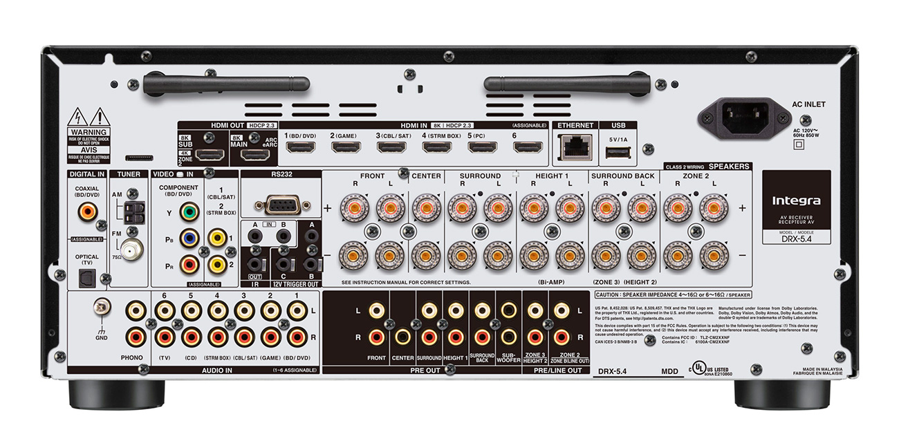 Integra - DRX5.4 - Audio Receivers