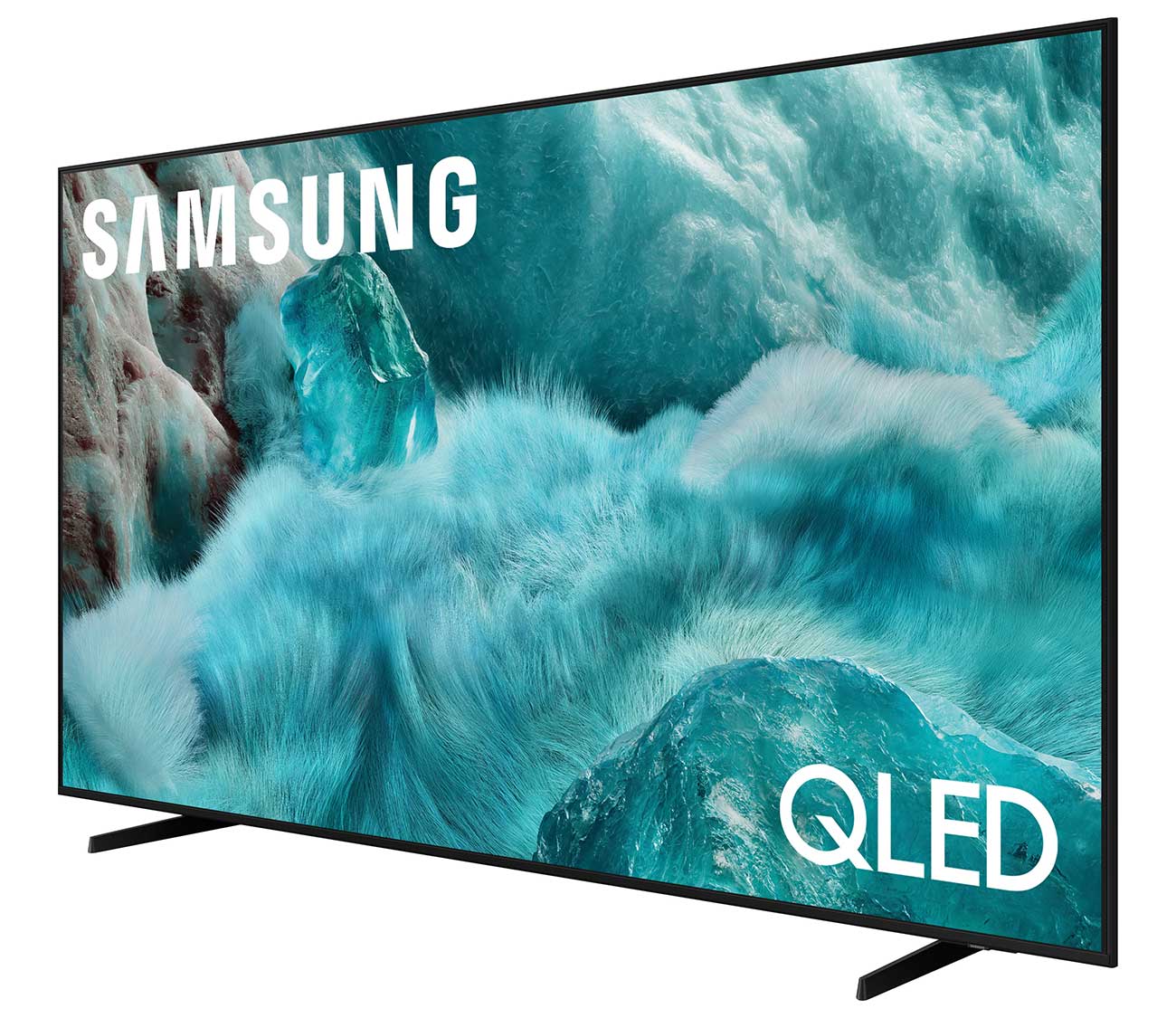 Samsung Q7F QLED TV angled view 1