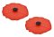 Charles Viancin 4" Set of 2 Poppy Silicone Drink Covers