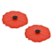 Charles Viancin 4" Set of 2 Poppy Silicone Drink Covers