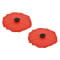 Charles Viancin 4" Set of 2 Poppy Silicone Drink Covers