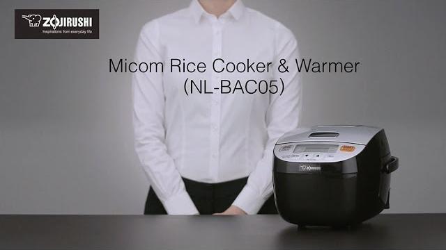 Watch Zojirushi Micom Rice Cooker & Warmer NL-BAC05