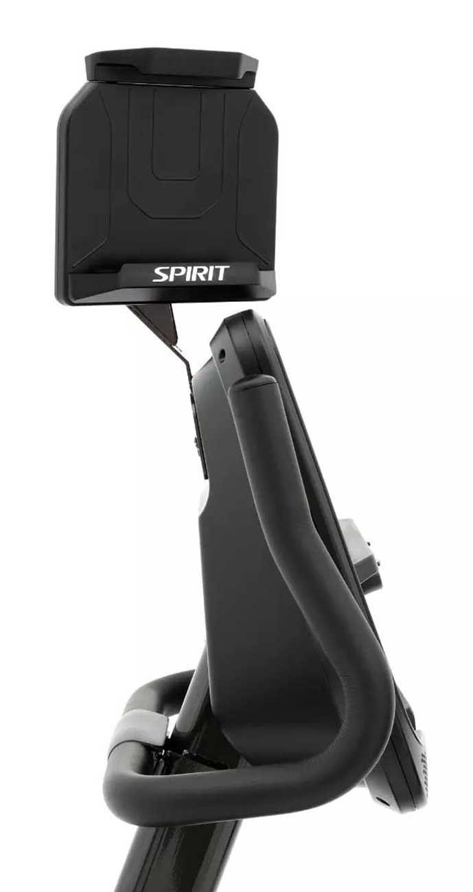 Side view Detail of Exercise Bike Console