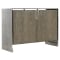 Bernhardt Ellis Door Chest in Tamarind | Shiny Nickel