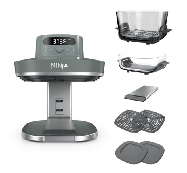 Ninja - Crispi Pro 6-in-1 Countertop Glass Air Fryer