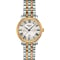 Tissot Carson Premium Lady Silver Dial Two-Tone Bracelet Watch, 30mm