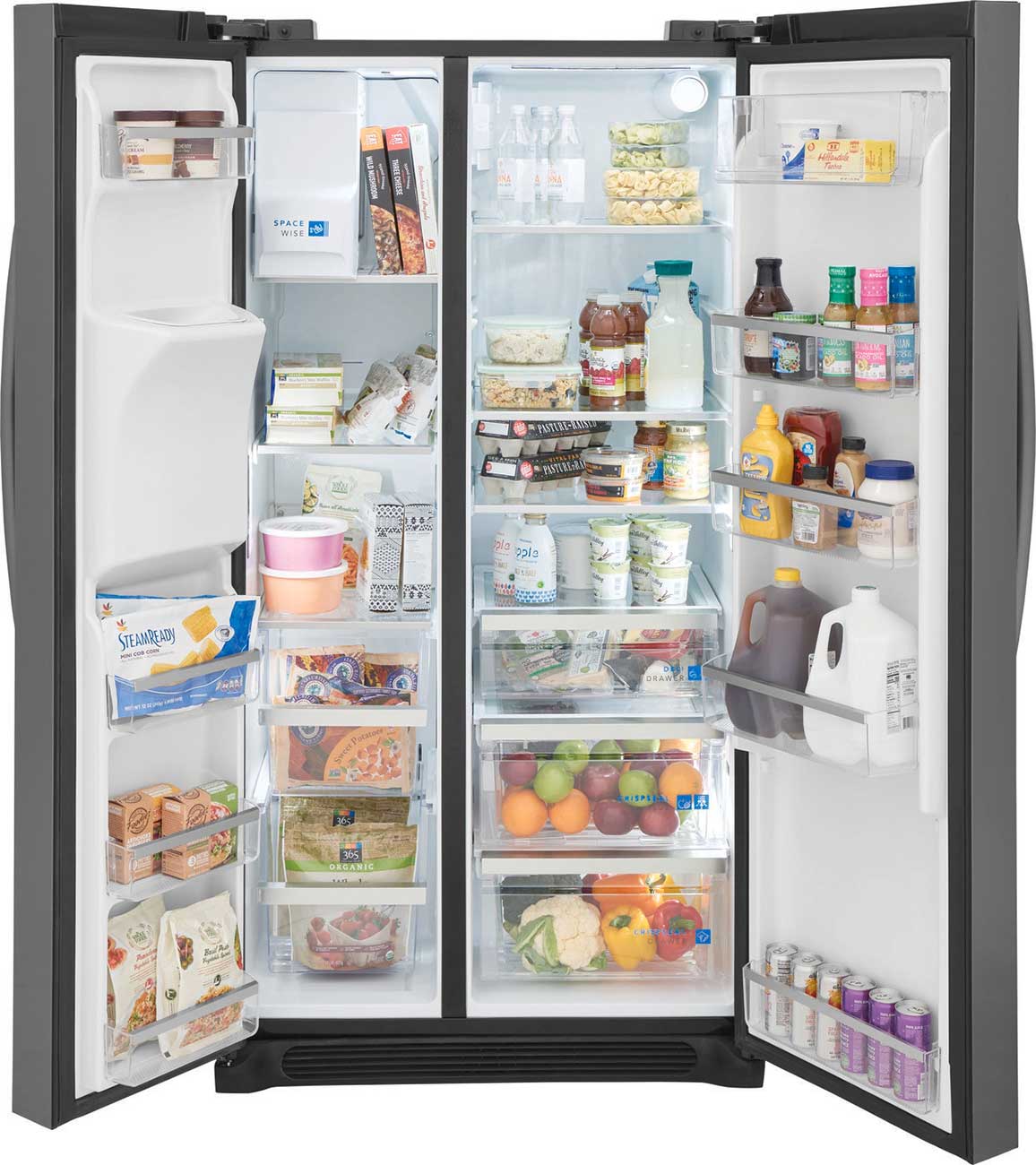 Open With Food view of Frigidaire Refrigerator