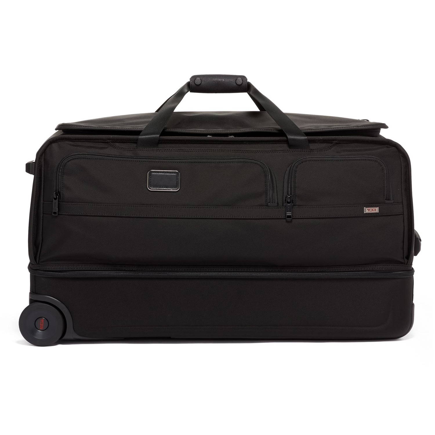 TUMI Alpha 3 Black Large Split 2 Wheeled Duffel - 117163-1041