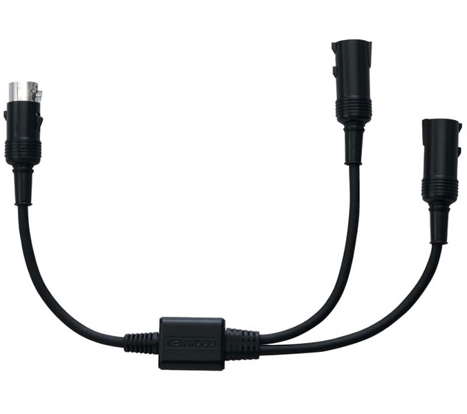 Sideview of Kenwood Marine Conroller Y-Spliter Cable