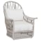 Sunset West Dana Wing Chair in Linen Canvas Sunbrella | Natural Linen