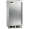 Perlick ADA Height Compliant Clear Ice Maker Indoor/Outdoor Left-Hinge 15-Inch Wide in Stainless Steel