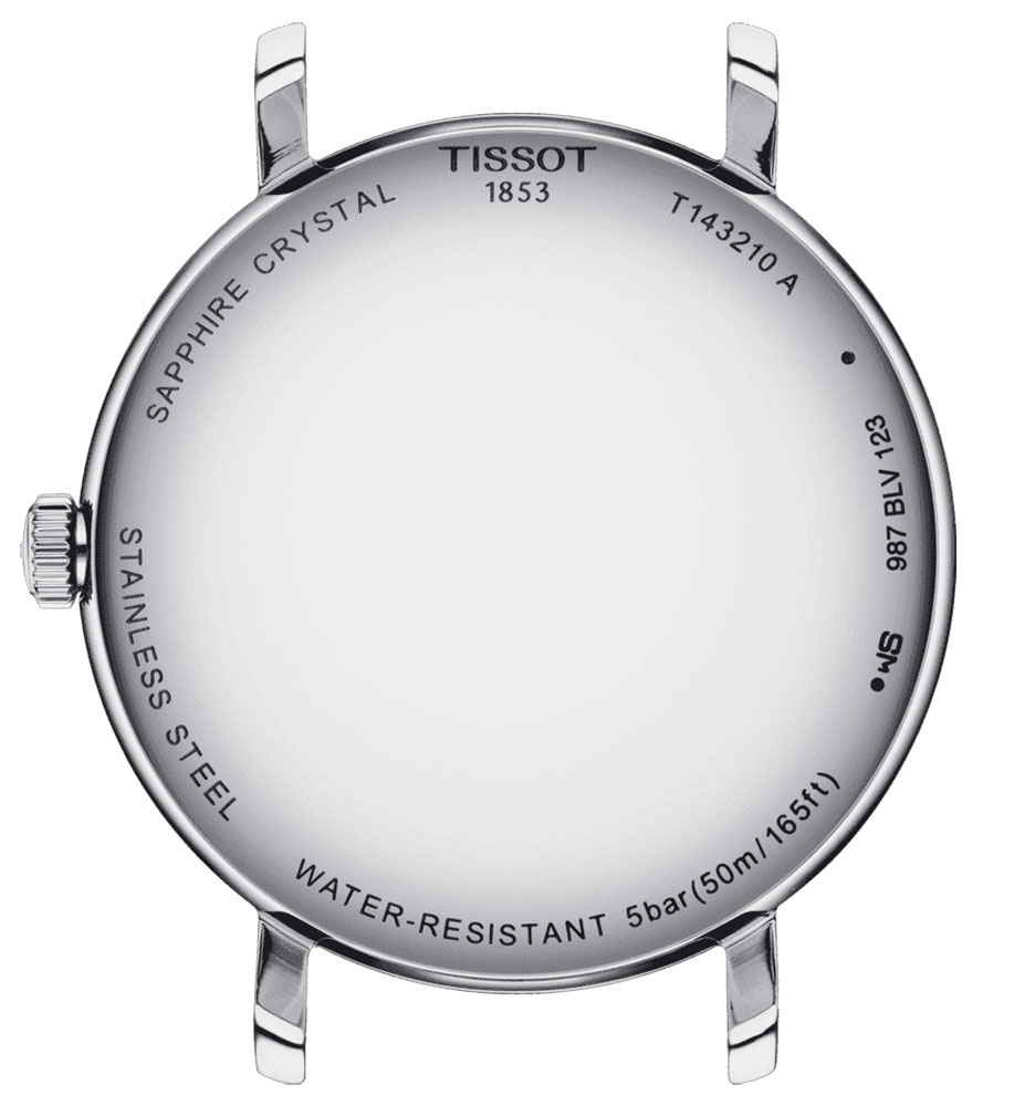 Back View of the Everytime Lady Silver Dial & Mesh Stainless Steel Bracelet Watch