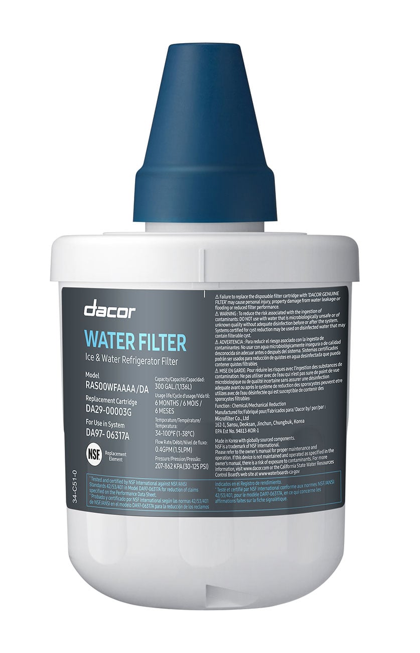 Dacor - RAS00WFAAAA/DA - Water Filters