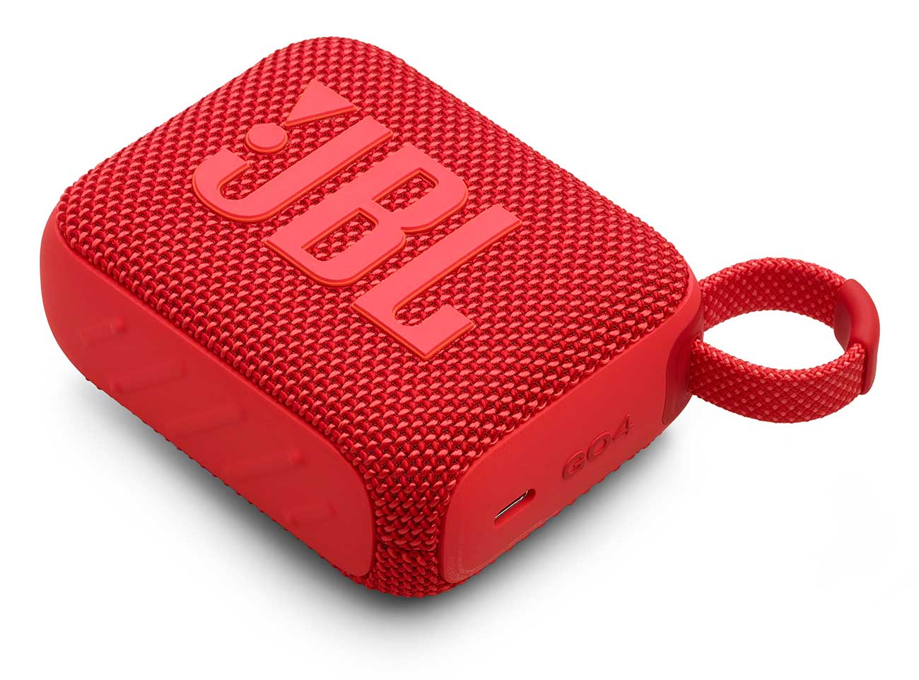 Flat Angled view of GO 4 Portable Speaker