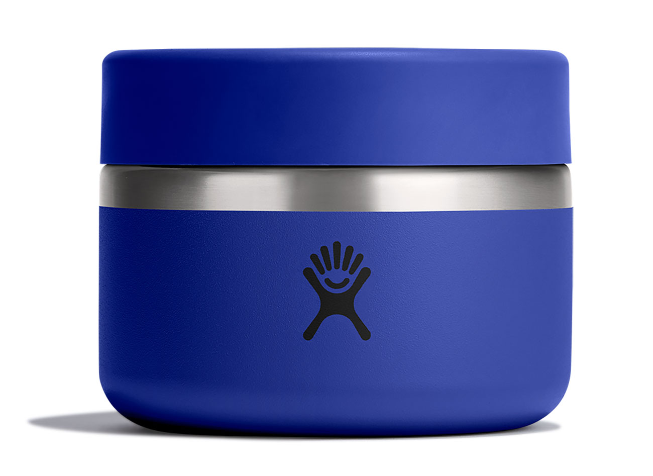 Front view of Hydro Flask Insulated Food Jar 12 Oz in Capri Blue

