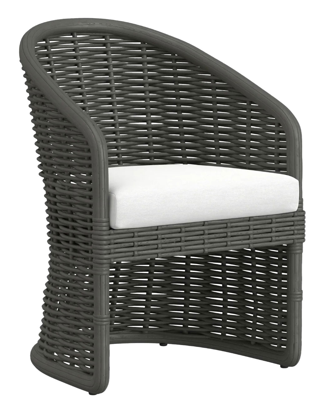 Sunset West Cabo Dining Chair in Soothe Pearl Sunbrella | Kahlua