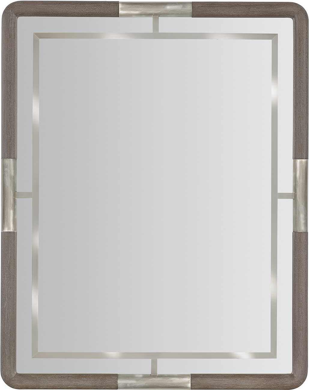 Hooker Furniture Modern Mood Landscape Mirror in Mink