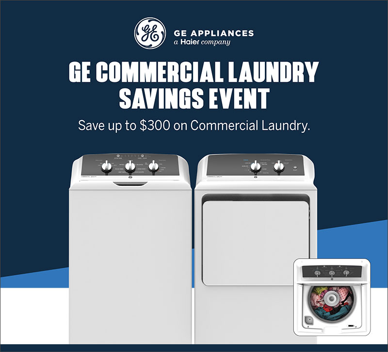 GE Commercial Laundry Savings Event
