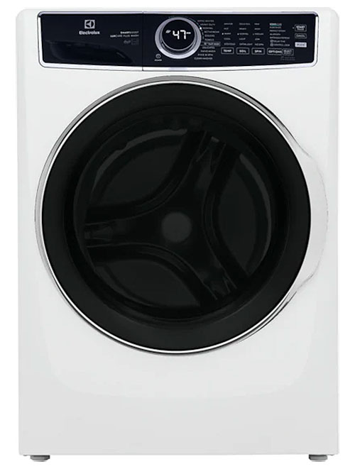 Front view of Electrolux 4.5 Cu. Ft. White Front Load Perfect Steam Washer
