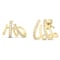 Roberto Coin Classic Diamond Climber Earrings in 18K Yellow Gold