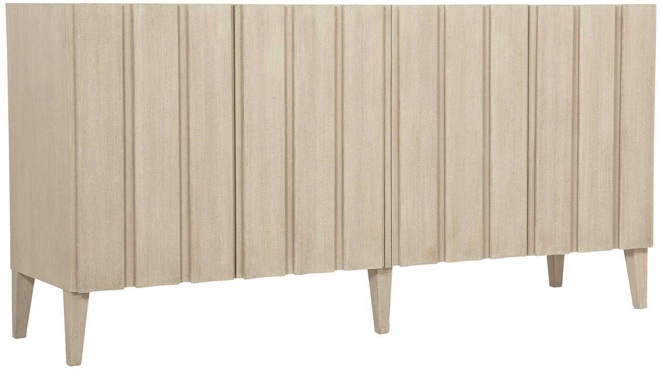 Bernhardt East Hampton Entertainment Credenza in Cerused Linen