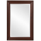 Howard Elliott George Mirror In Wenge Brown Finish
