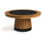 RAM Game Room Prohibition Series 60-Inch Poker Table in Walnut