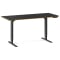 BDI Sequel 20 6151 Natural Walnut 60" x 24" Lift Standing Desk