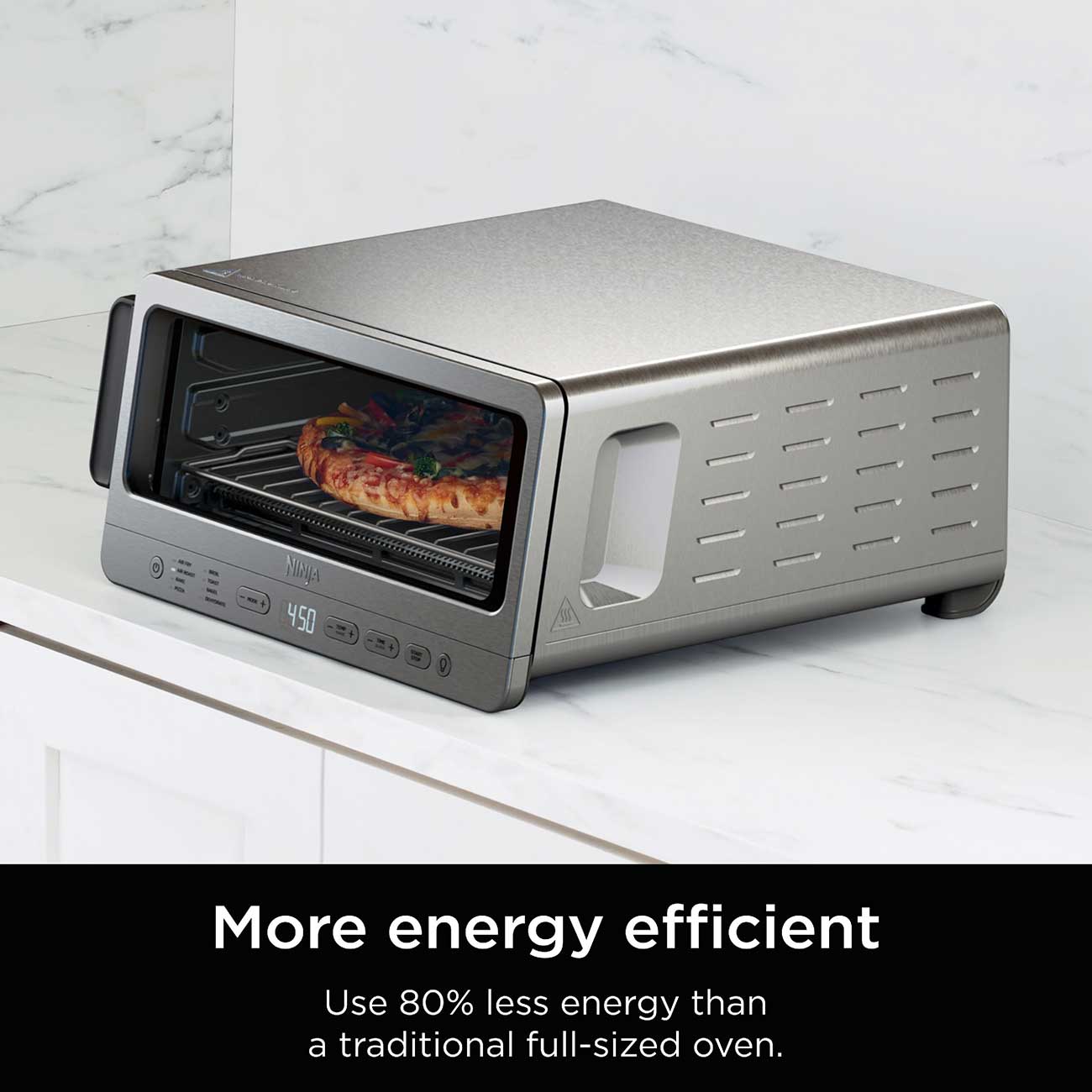 Ninja Flip Toaster Oven & Air Fryer Energy Efficient Detail