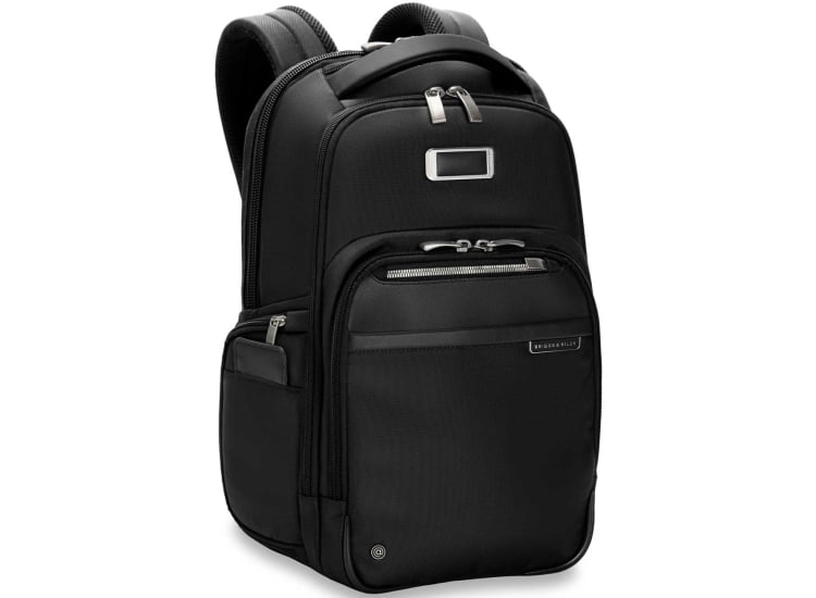 compare tumi and briggs and riley backpacks & Medium Cargo Backpack - Carry On Travel Backpack for Women & Men, Personal Item Bag, Self-Repairing Zippers, Padded Straps, Fits up to 15.6" Laptop and a clamshell opening means its a breeze to access your electronics at security checkpoints Style meets practicality. Gift the