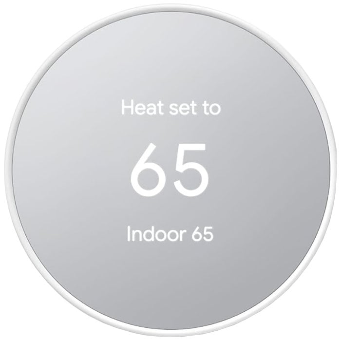 Main View of Google Nest Snow Thermostat - GA01334-US