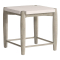 Bernhardt Ashbrook Side Table in Vellum | Weathered Greige