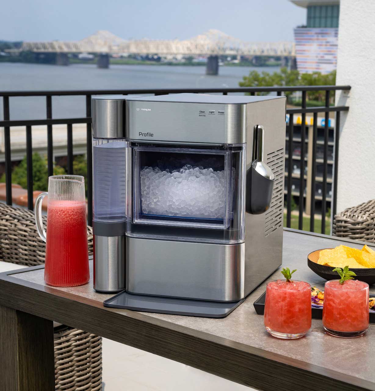 Lifestyle View of GE Profile Ice Maker