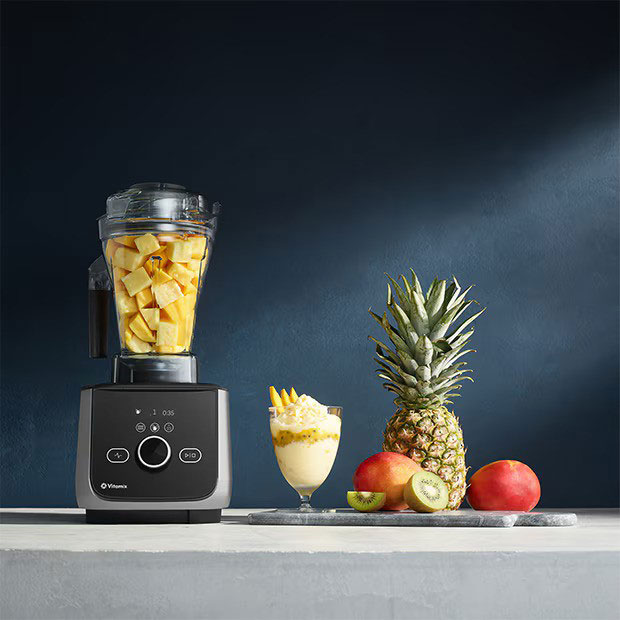 brushed stainless steel blender vitamix ascent a3500i