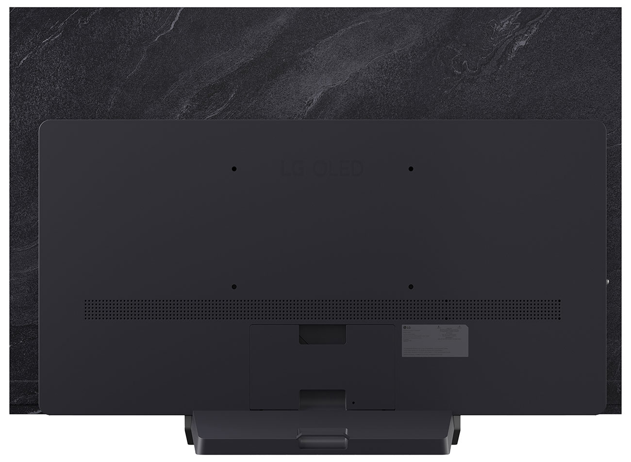 Rear View of LG OLED 4K Smart TV 