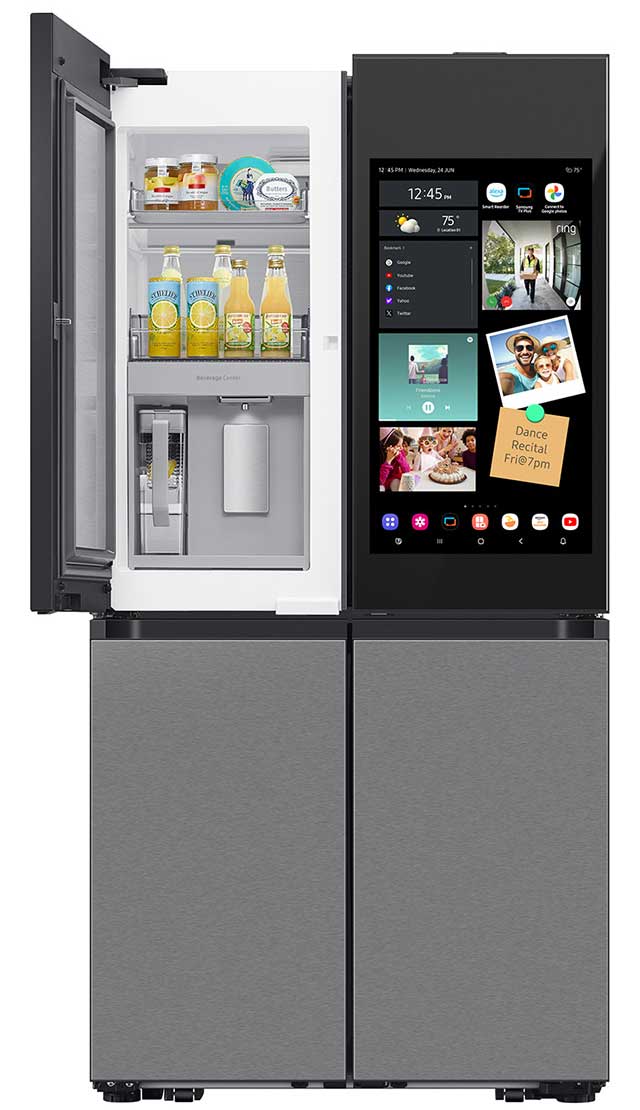 Beverage view of Samsung Bespoke Refrigerator