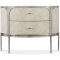 Hooker Furniture Modern Mood Nightstand with Two Drawers in Light Wood