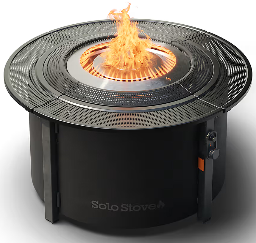 Main front view of Solo Stove Fire Pit in Ash