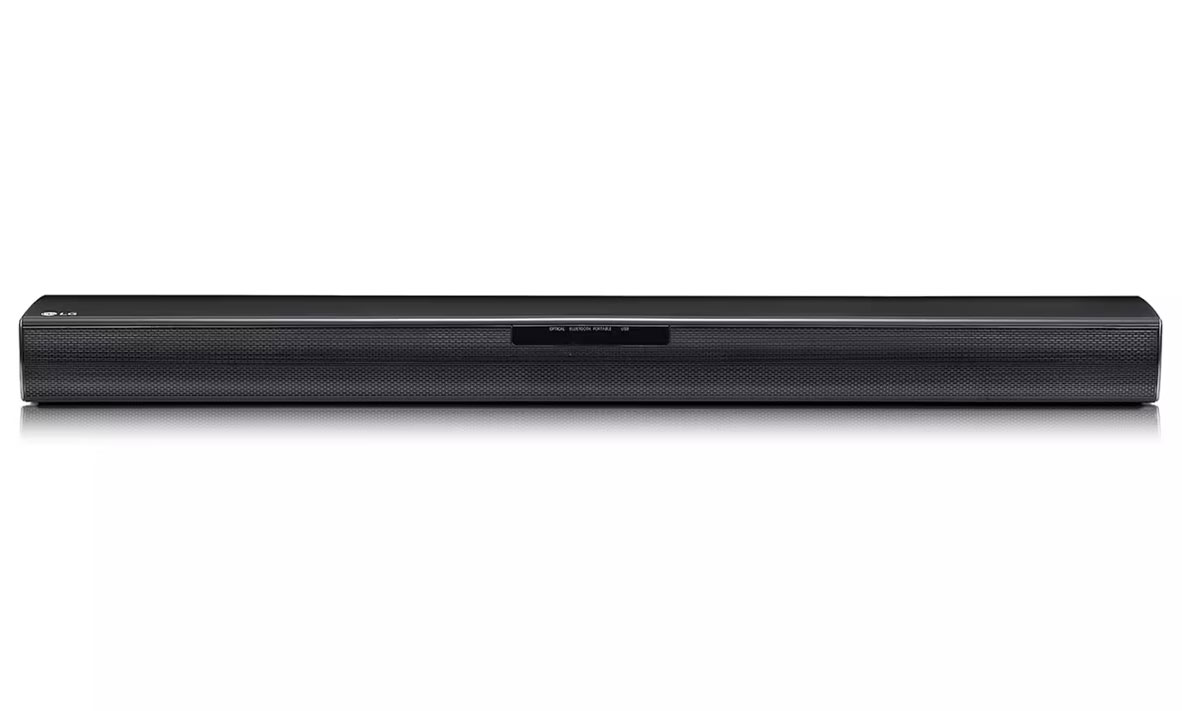 Front Top Angled View of LG Soundbar