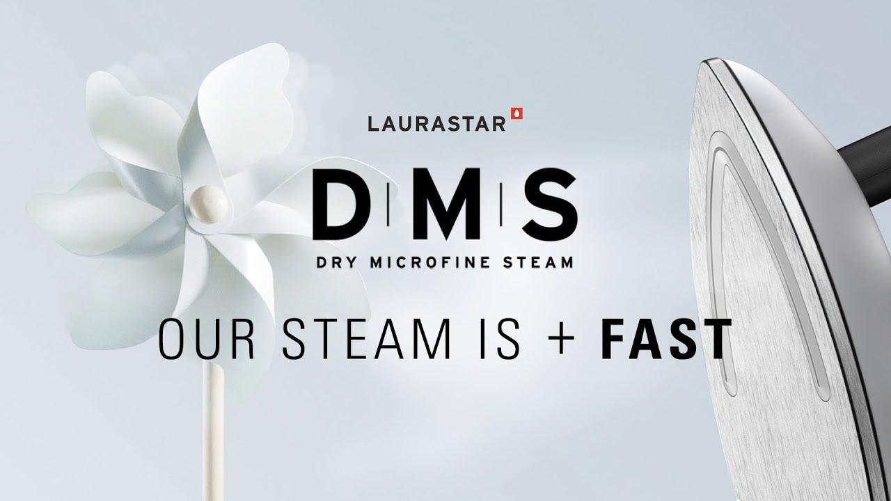 Watch Laurastar Dry Microfine Steam (DMS) is faster