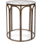 Howard Elliott Palladio Side Table In Brushed Brass Finish