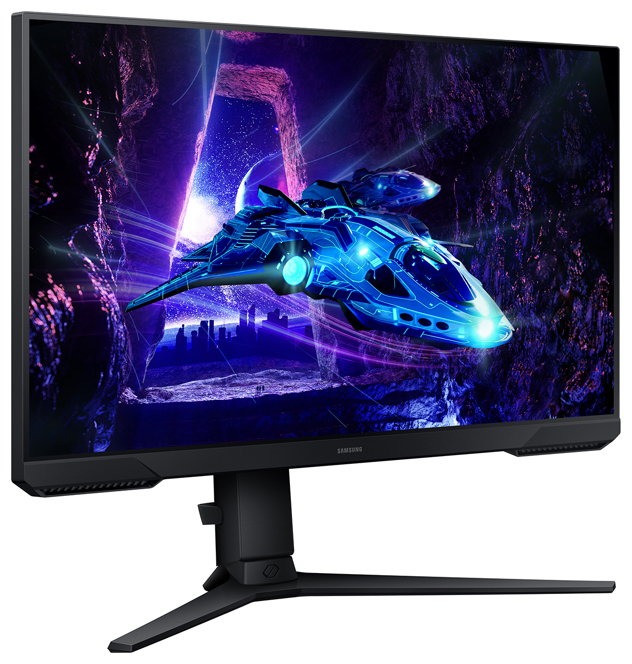 Front Left View of Samsung Computer Monitor