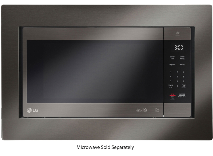 LG 30" Black Stainless Steel Microwave Trim Kit - MK2030NBD