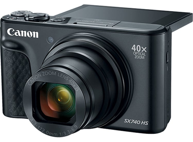 Canon PowerShot SX740 HS Black 20.3 Megapixel Digital Camera - 2955C001
