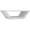 Bernhardt Hyannis Outdoor Cocktail Table in Bone