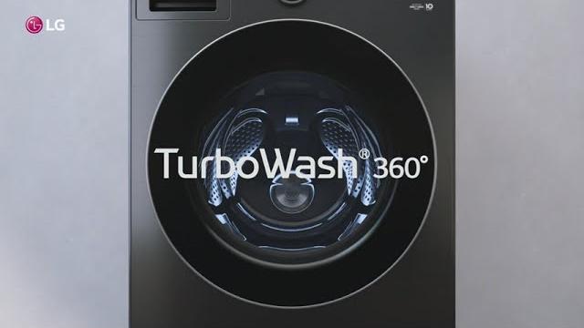 LG WM6700HBA 5 Cu. Ft. Black Steel Smart Front Load Washer Abt