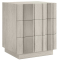 Bernhardt Tempo Nightstand in Larza | Satin Nickel