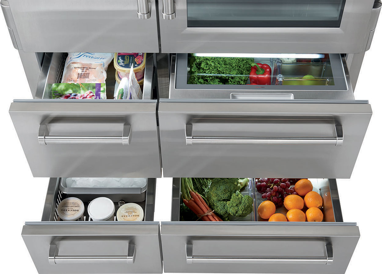 SubZero 48" BuiltIn SideBySide Refrigerator PRO4850G