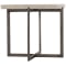 Bernhardt Stillwater Outdoor Square Cocktail Table in Flint Grey